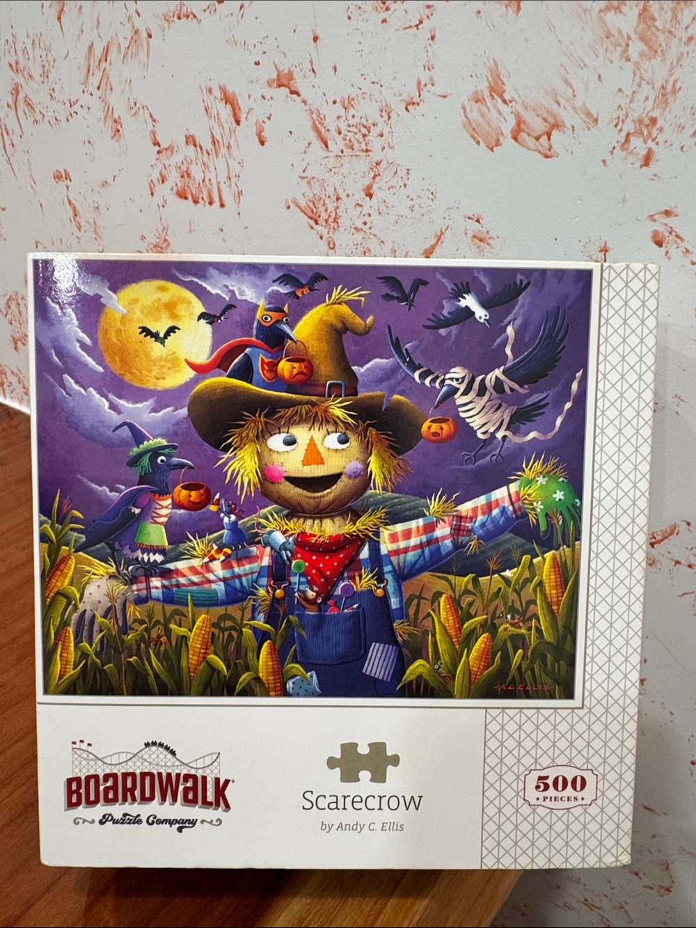 NWT Boardwalk Scarecrow - 500 Piece Puzzle